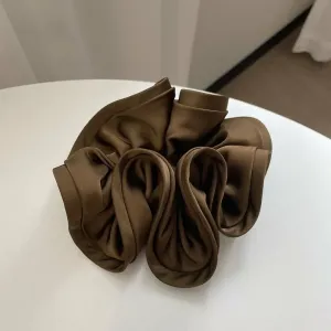 Большая резинка для волос для взрослых, объемная резинка для волос Miniministore, цвет Dark Brown