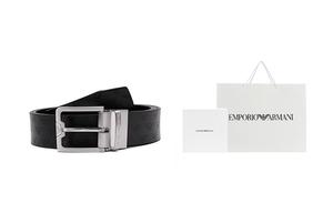 EMPORIO ARMANI Ремень с пряжкой с логотипом, Box+Shopping Bag