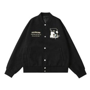 Бейсбольная куртка унисекс RickyisClown, Темно-синий