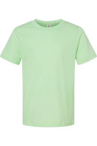 Футболка Tultex Youth Fine Jersey, цвет heather neo mint