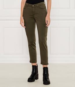 Брюки Marc Cain Silea Slim Fit, оливково-зеленый