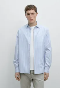 Рубашка в тонкую полоску Massimo Dutti, Light Blue