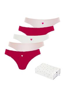 Стринги LASCANA, цвет rot, creme, rosa
