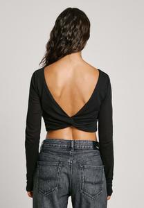 Топ с длинными рукавами LULLY Pepe Jeans, черный