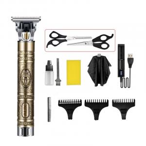 Машинка для стрижки волос AUX, Metal Body [Standard + Dual Scissors]