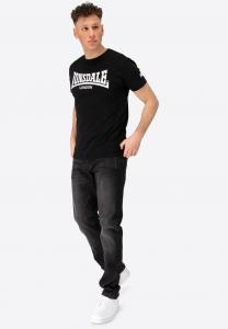 Футболка с принтом 2 PACK Lonsdale, черный