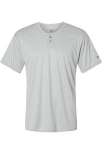 Футболка Alleson Athletic B-Core Placket, серебряный