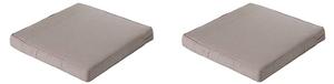Подушка для сиденья Madison Basic 2er-Set, серо-коричневый