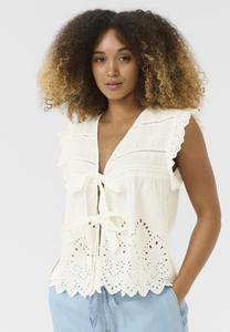 Топ CULESO OLENA BRODERI ANGLAIS Culture, кремовый