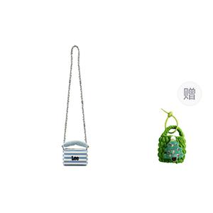 Lee Тканевая женская сумка через плечо в синюю полоску, Blue Stripes-Includes Chain