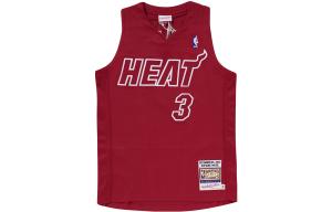 Джерси Mitchell & Ness 'NBA Miami Heat 2012 Dwyane Wade' рождественский день Mitchell Ness, красный