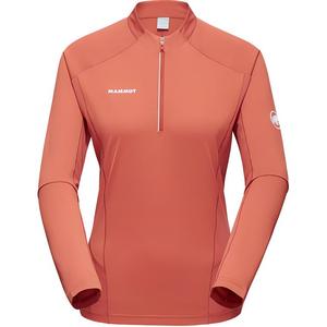 Женские футболки с полуводолазкой средней высоты Mammut, brick красный