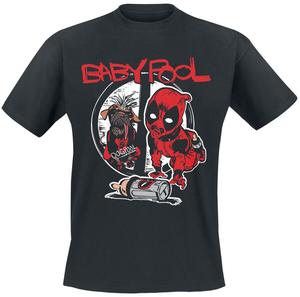 Футболка Deadpool Babypool - I Need A Drink, черный