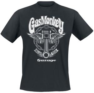 Футболка Gas Monkey Garage Big Piston, черный