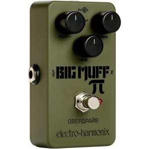Педаль эффектов Electro-Harmonix Green Russian Big Muff Distortion и Sustainer