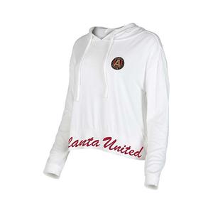 Женская худи concepts sport white atlanta united fc accord с длинным рукавом Unbranded