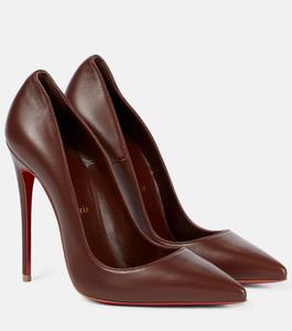 Кожаные туфли So Kate 120 Christian Louboutin, коричневый