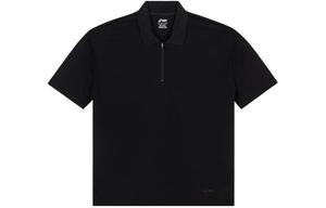 Рубашка поло унисекс черная Asics, черный
