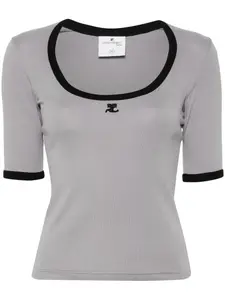 Футболка Holistic Contrast Courrèges, серый