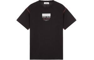 Футболка унисекс черная Stone Island, черный