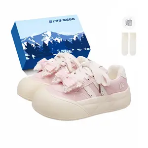 Fawn Miri Женские устойчивые к истиранию низкие скейтбордские кеды Pink-Box-Includes Socks, цвет Pink-Box-Includes Socks