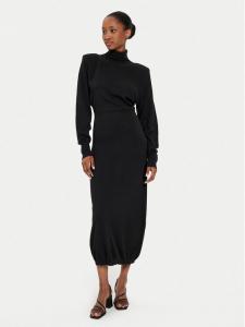 Вязаное платье regular fit 3M0175 Kontatto, черный