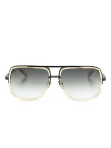 Солнцезащитные очки-пилоты Mach-one Dita Eyewear, черный