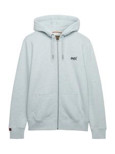 Superdry & Co Толстовка с капюшоном на молнии 'ESSENTIAL' в крапчатом синем цвете