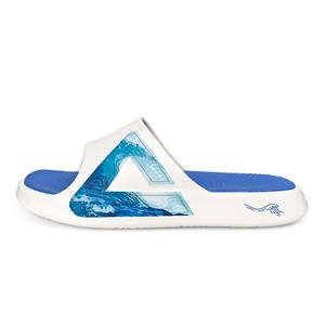 PEAK Тапочки-слайды State Pole Classic, устойчивые к истиранию, с амортизацией, унисекс, белые, цветные, синие