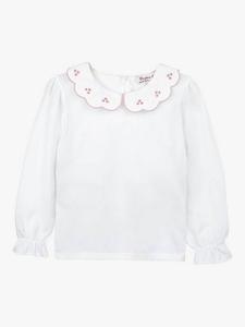 Детский топ-джерси Ava Trotters, White/Pink