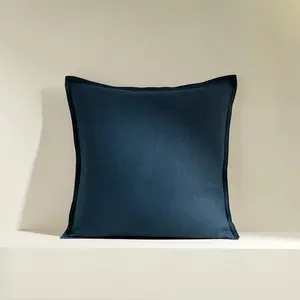 Красивый льняной чехол на подушку El Corte Inglés, морской