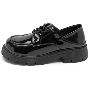 Женские повседневные туфли AGSDON, черные глянцевые