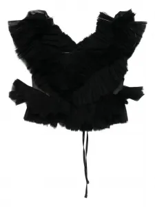 Корсетный топ Murielle Rhizome, черный