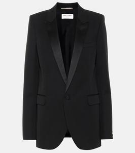 Жакет из чистой шерсти Saint Laurent