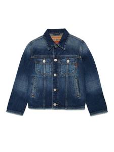Diesel джинсовая куртка с бахромой, синий