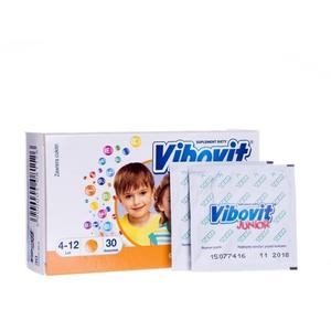 Вибовит Юниор, БАД, со вкусом апельсина, 30 пакетиков Teva