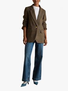 Джинсы с высокой посадкой и широкими штанинами Joules, Indigo Wash