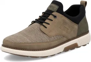 Мужские туфли на шнуровке Rieker, размер 10 AU, бежевый