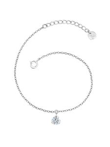 Glanzstücke München Браслет в форме сердца из стерлингового серебра с топазом в серебре