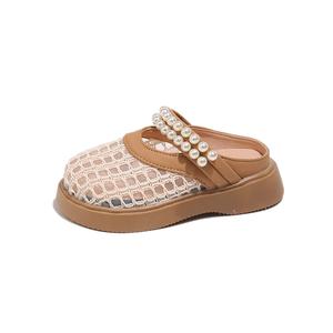 Низкие шлепанцы детские TONYBEAR, бежевый