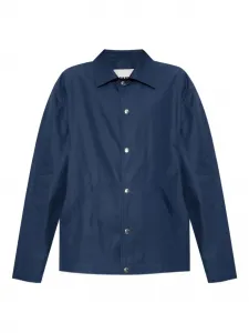 Куртка-рубашка с застежкой-кнопкой JIL SANDER, синий