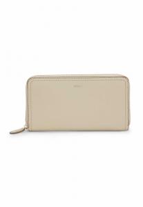 Кошелек BOSS LENAH ZIPAROUND, Light Beige Five/Beige