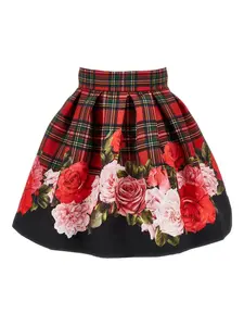 Юбка в клетку Monnalisa, красный