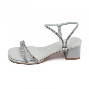 Сандалии с одним ремешком женские ZHR, Light Blue