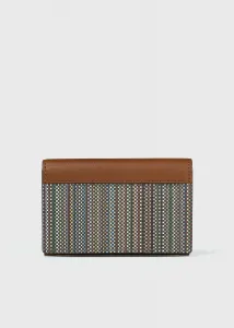 Держатель для визитных карточек из холста с покрытием