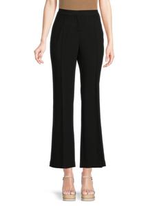 Широкие брюки с защипами T Tahari, черный