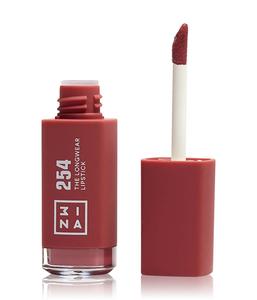 Жидкая помада 3INA Longwear Lipstick, Nr. 254  - Dark pink nude, 7 ml