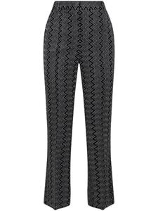 Брюки зигзагообразной формы Missoni, черный