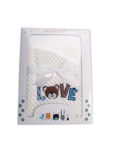 Cangaroo Детское одеяло Freya, 80 x 110 см, белое