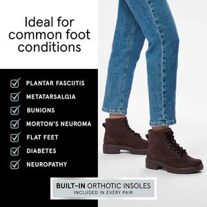 Ботинки ABEO Vista Lace, Chocolate Suede